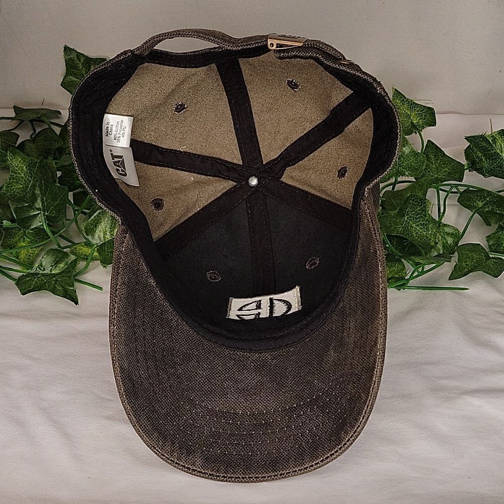 CAT. Ball Cap. Brushed Denim. OSFA. EUC - Picture 6 of 9